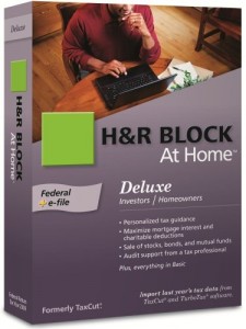 H&R Block home tax software