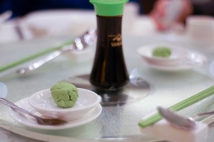 Soy sauce & wasabi paste