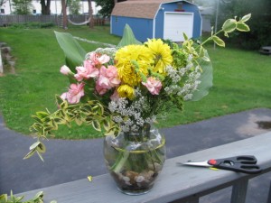 bouquet in a vase