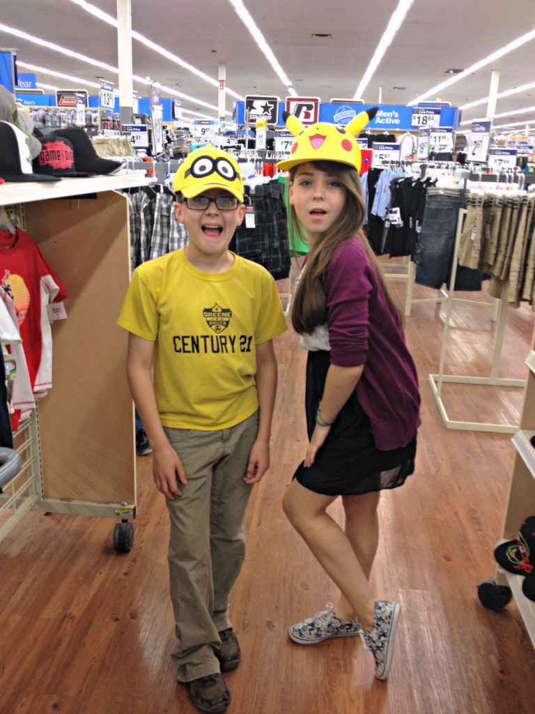 Clowning around with Walmart Hats