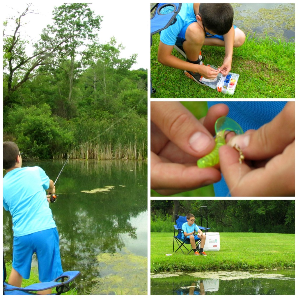 Buddy Fishing in Nanas Pond