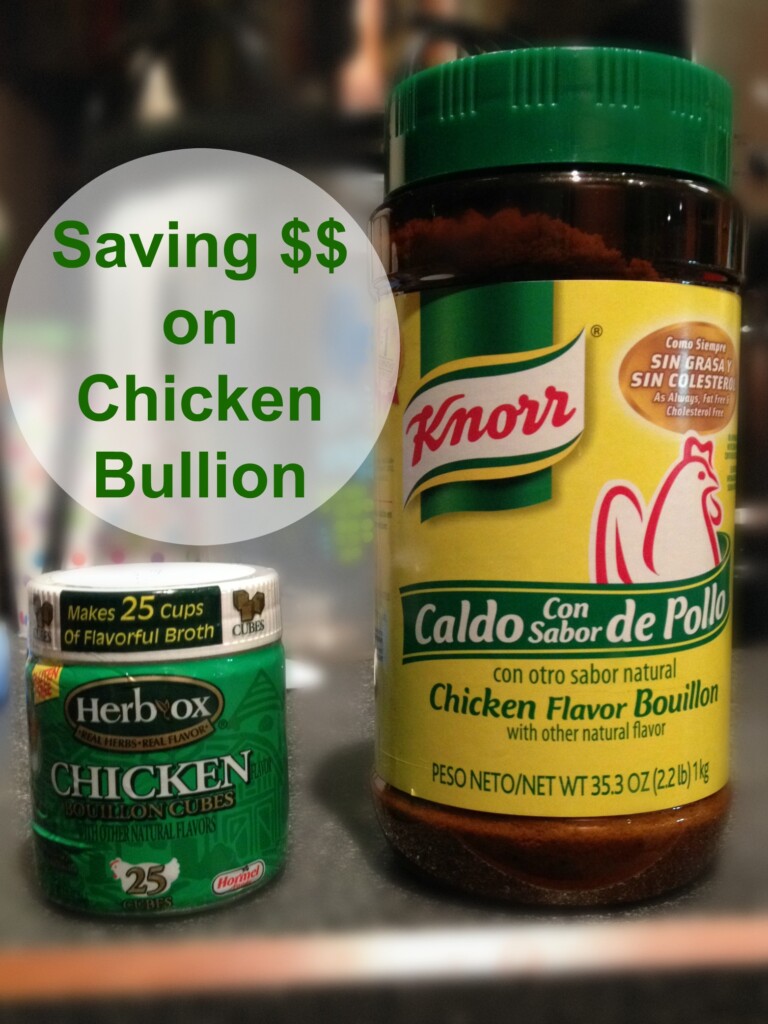 Save Money on Chicken Bullion Frugal Upstate