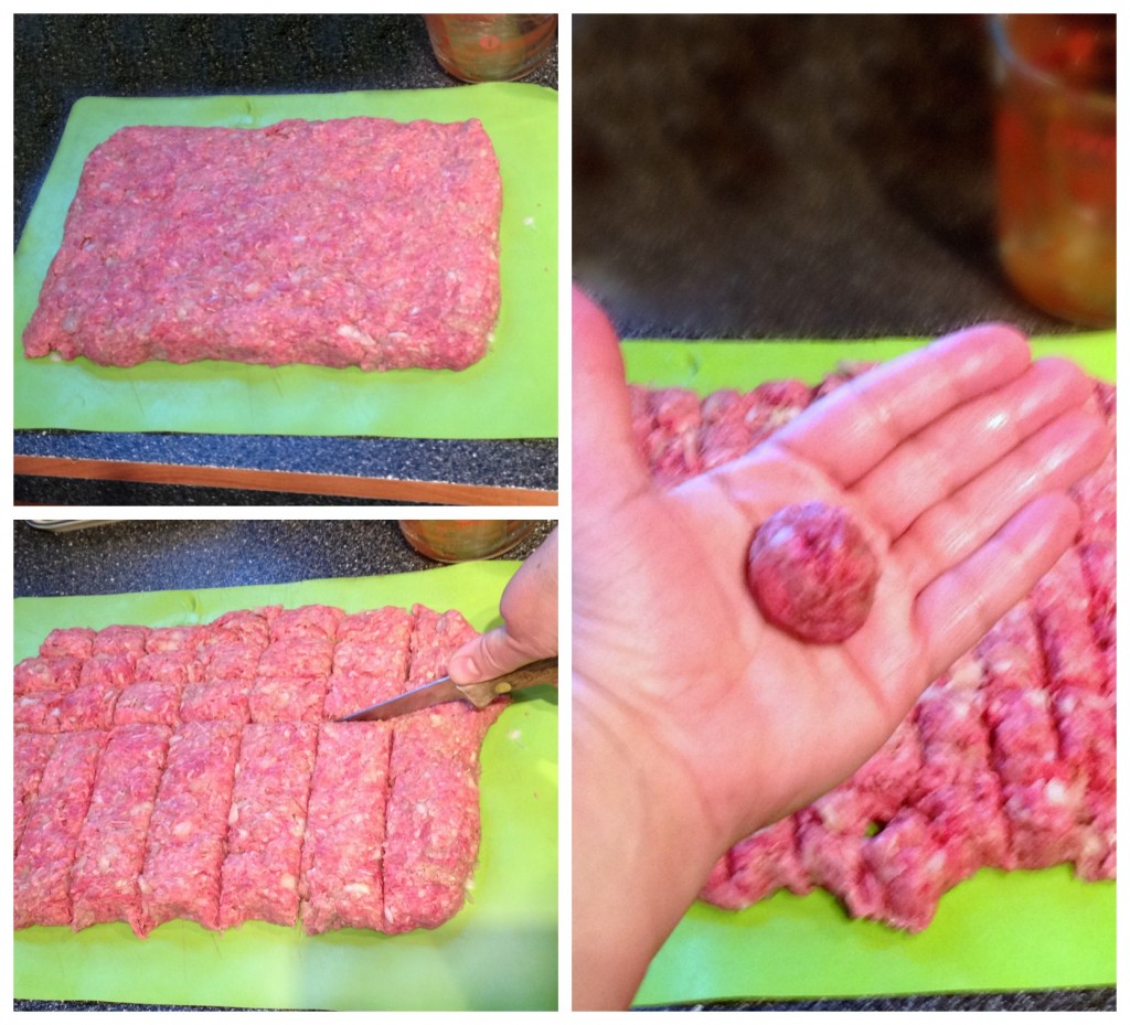 The Easy way to roll meatballs