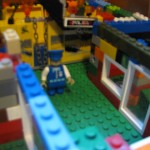 Closeup of Lego Creation